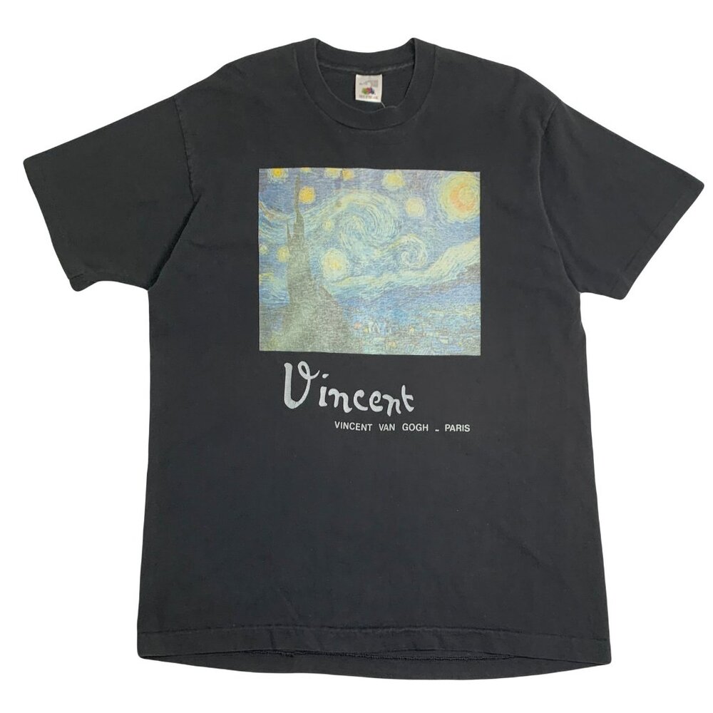 Vintage Vincent Van Gogh Starry Night Art Tee XL